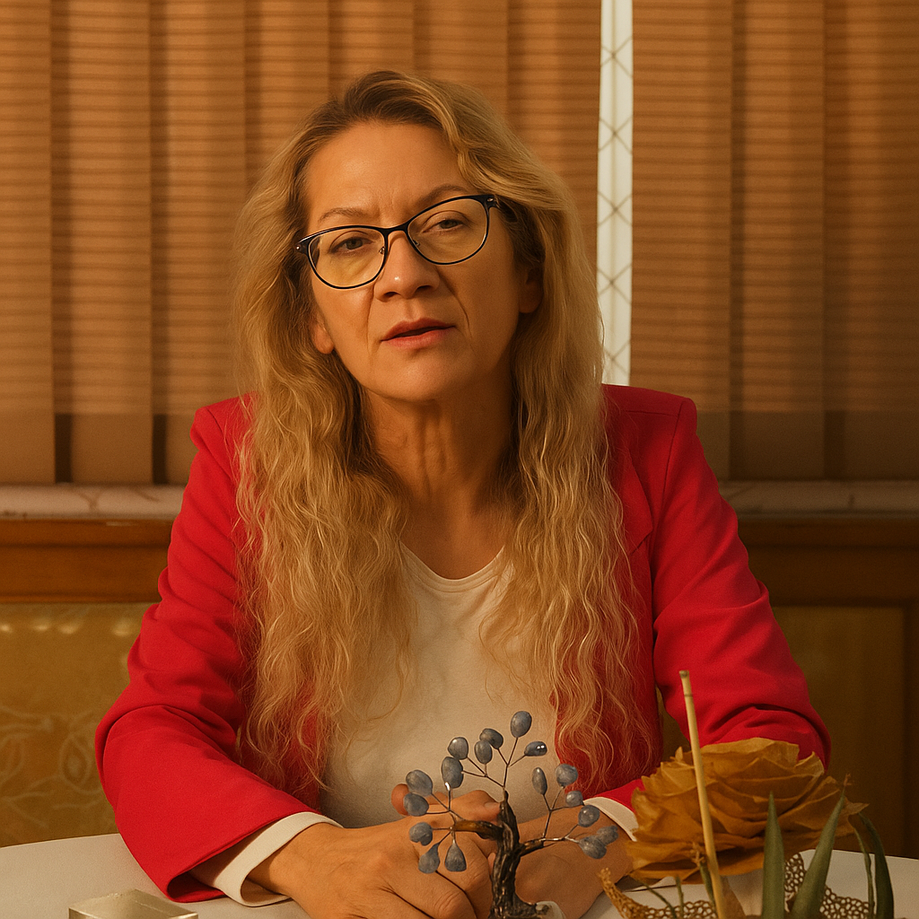 Neiva Toledo em atendimento